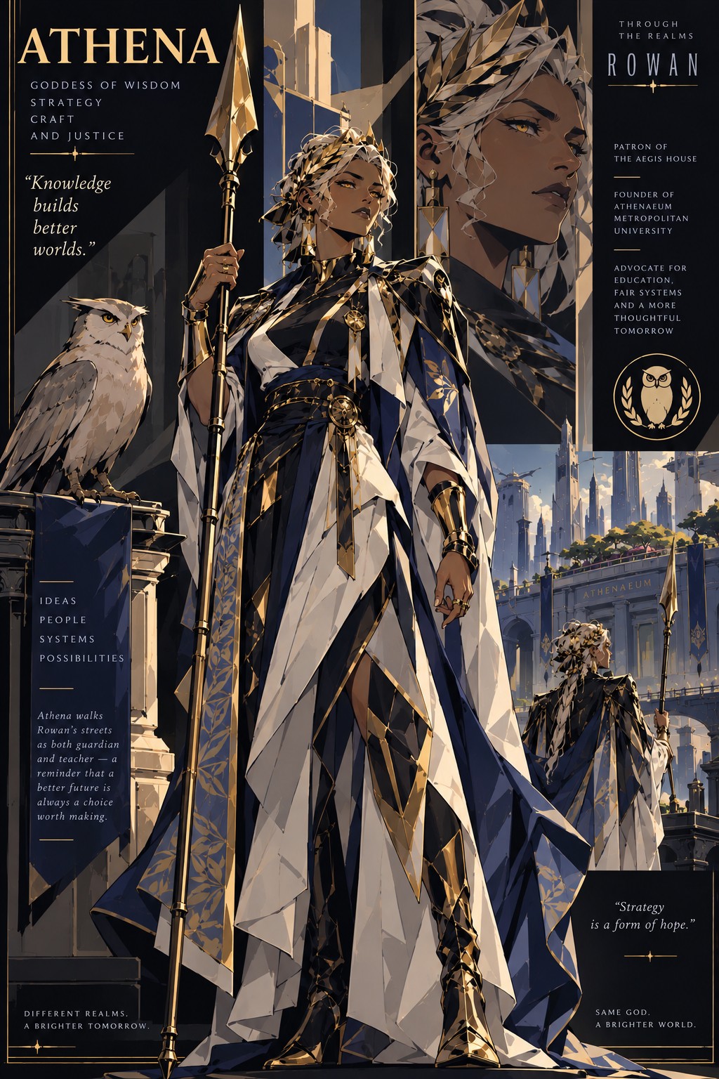 Approved Rowan artwork of Athena