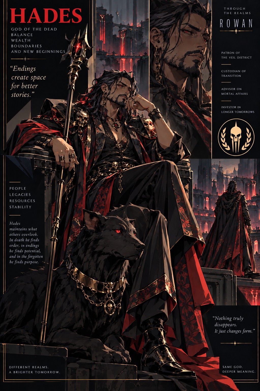 Approved Rowan artwork of Hades