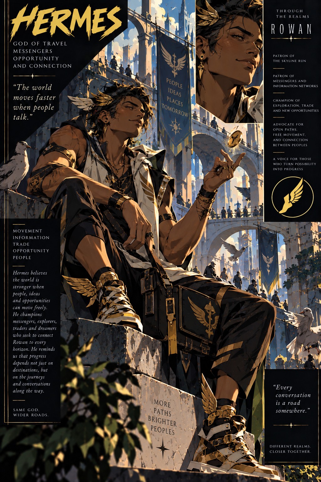 Approved Rowan artwork of Hermes