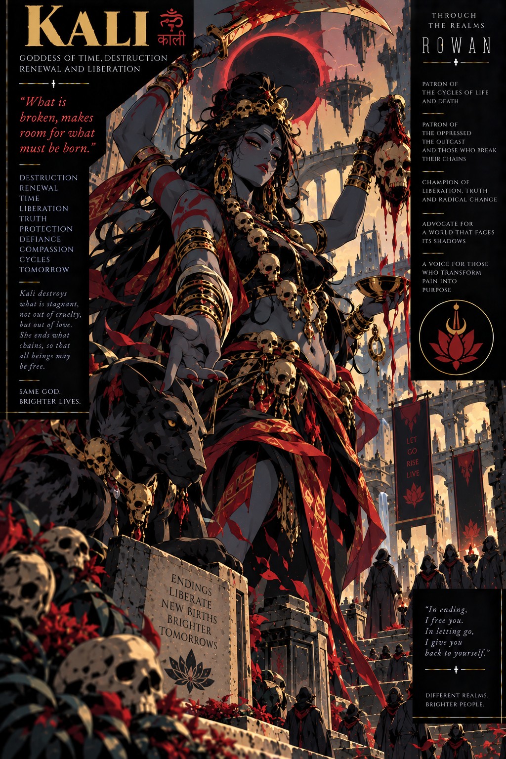 Approved Rowan artwork of Kali